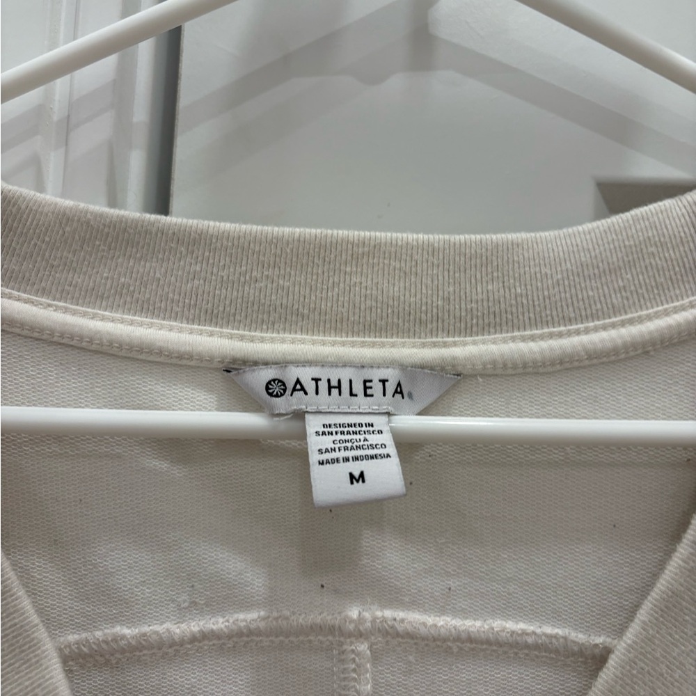 Athleta Retroterry Vneck Sweatshirt - Picture 3 of 8